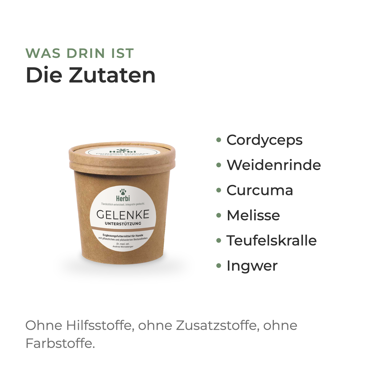 Kräutermischung GELENKE: die Zutaten
