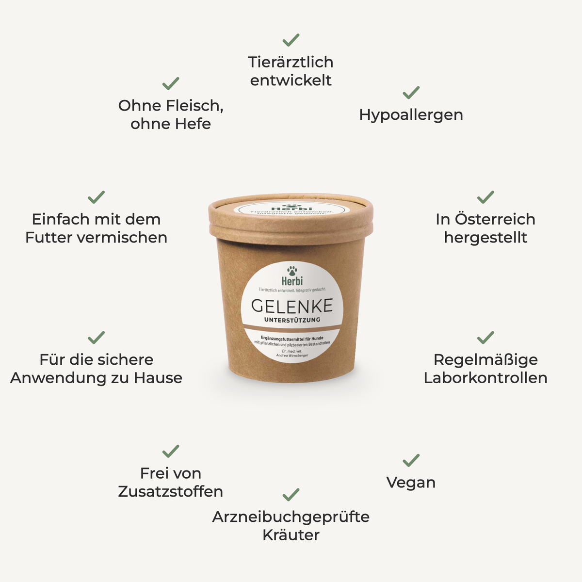 Kräutermischung GELENKE: alle Vorteile auf einen Blick