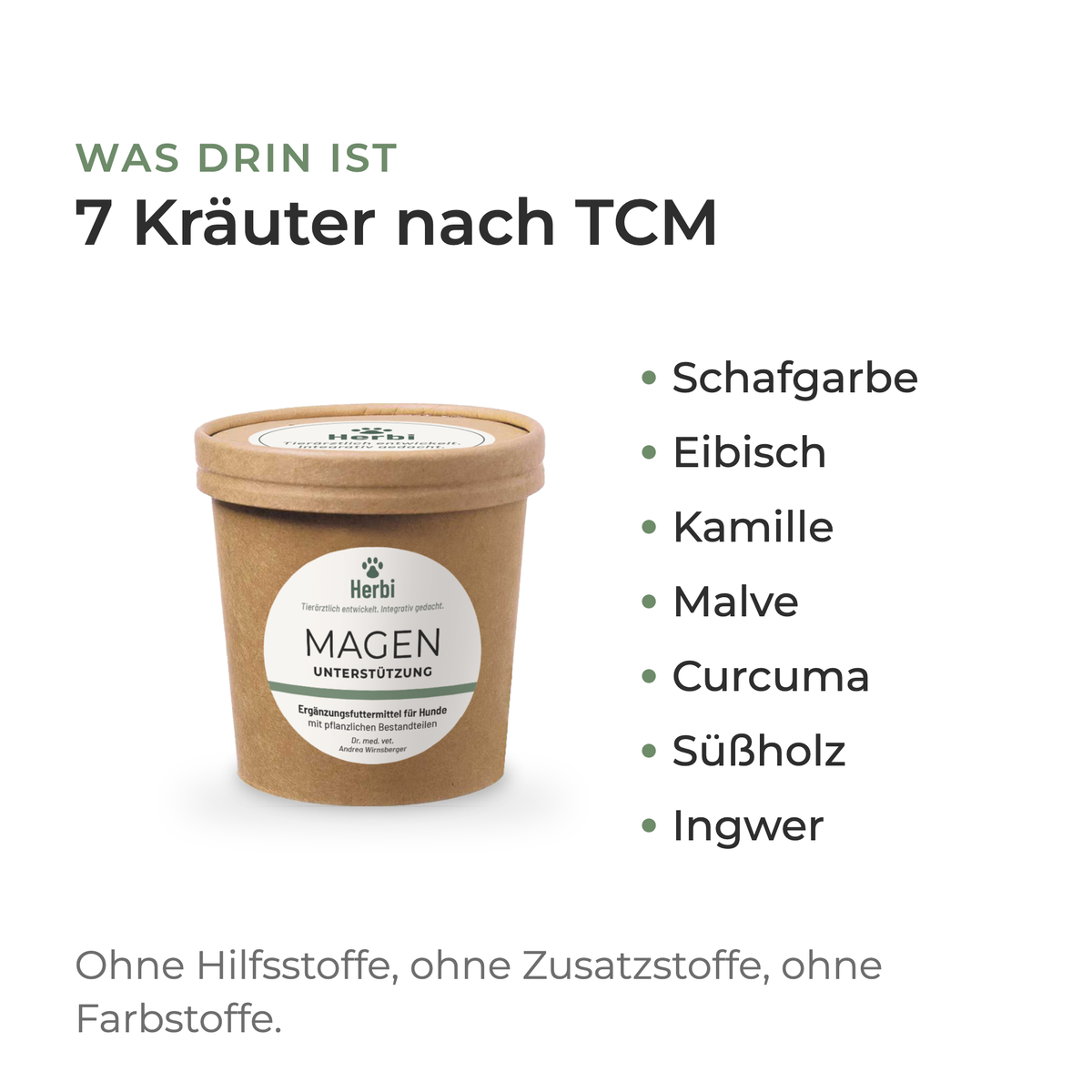 Kräutermischung MAGEN: die Zutaten