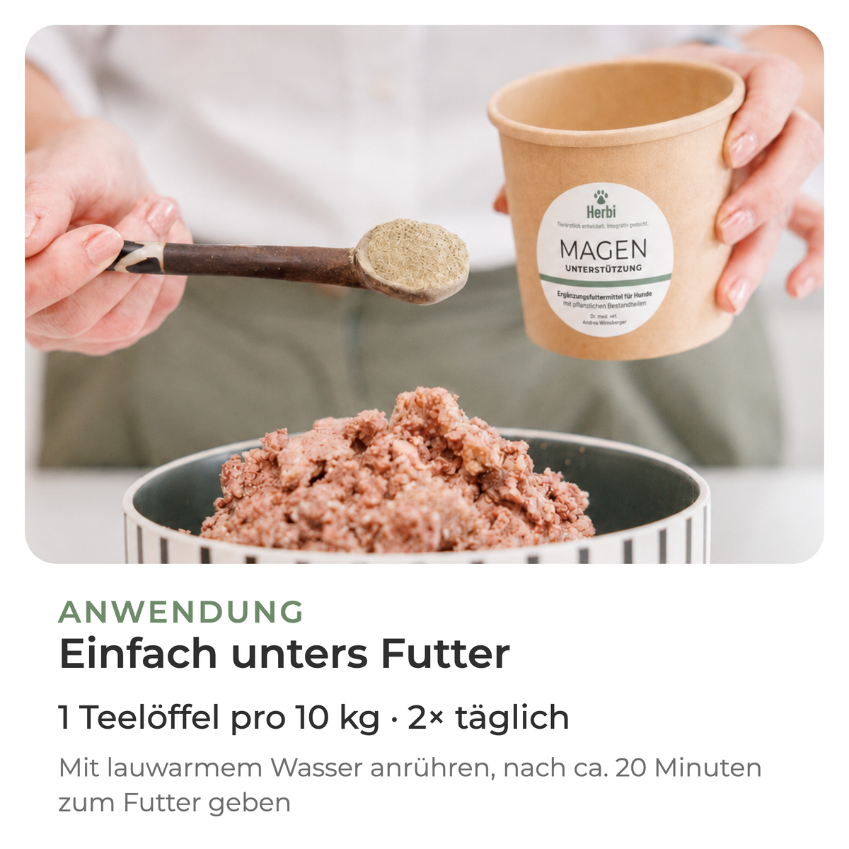 Kräutermischung MAGEN: Anwendung und Dosierung