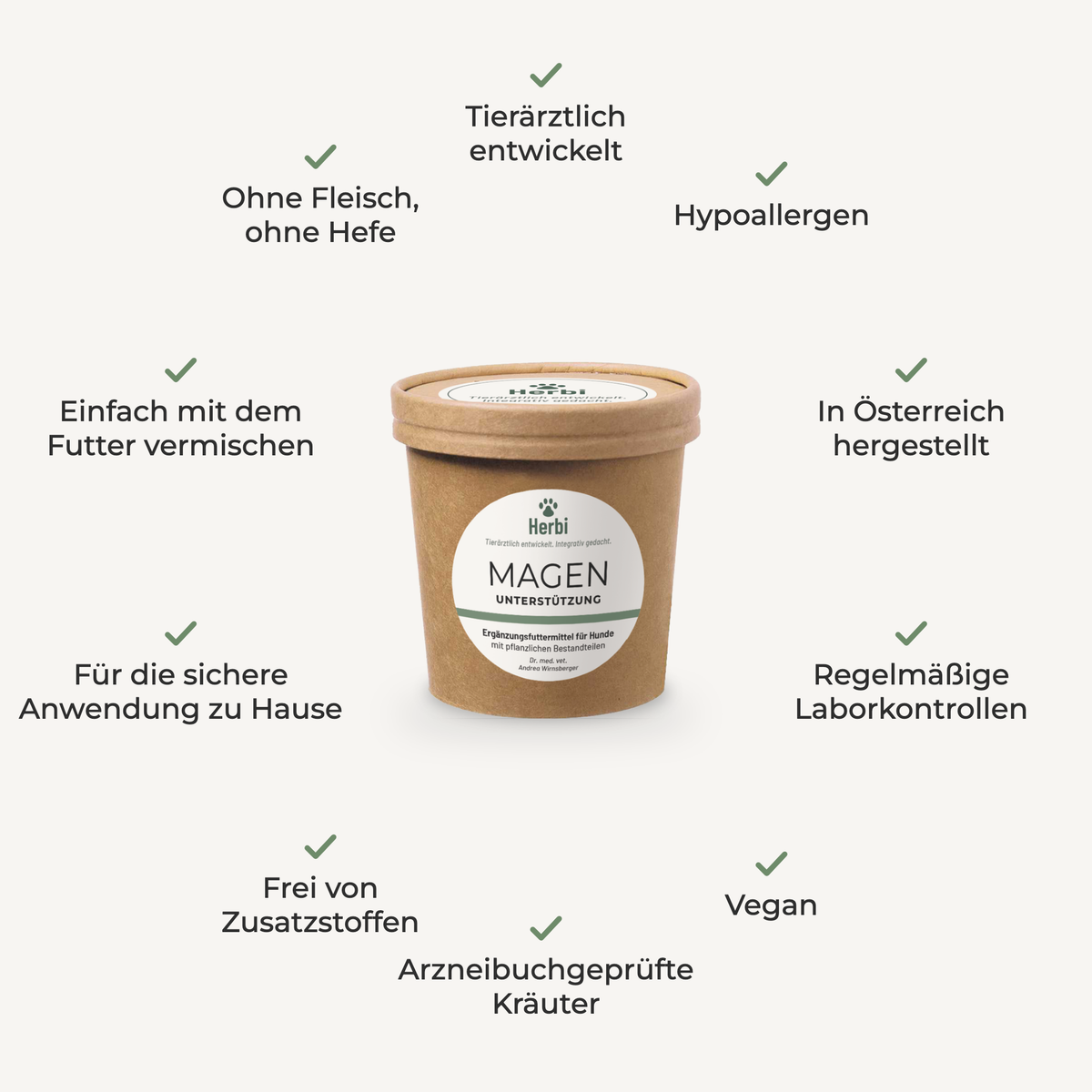 Kräutermischung MAGEN: alle Vorteile auf einen Blick