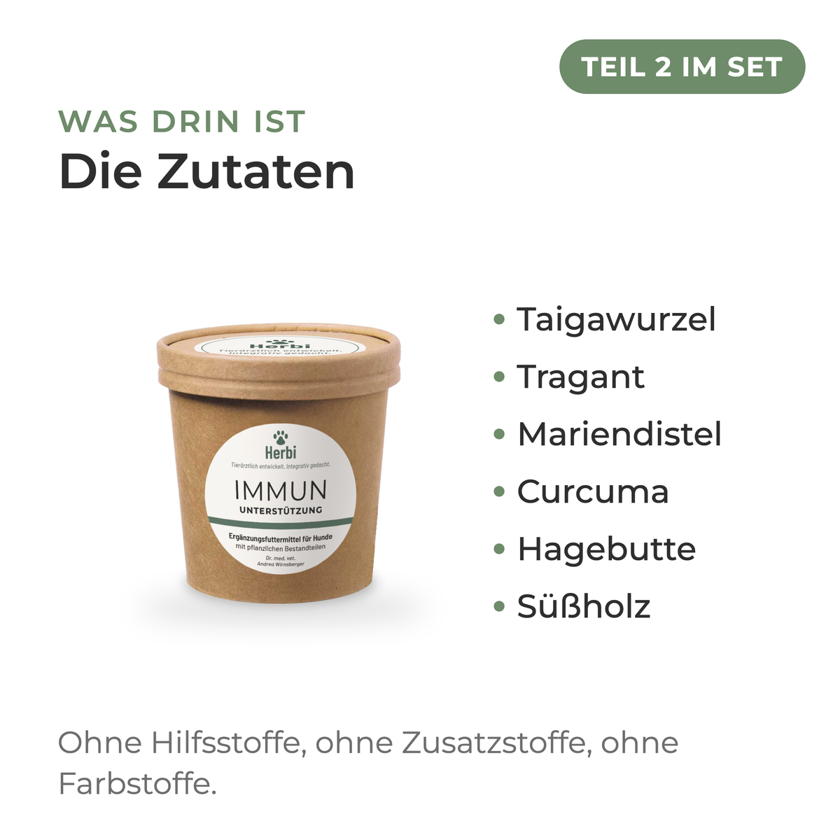 Teil 2 im Set: Kräutermischung IMMUN, die Zutaten