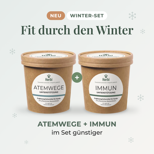 Neu: FIT DURCH DEN WINTER-SET, Kräutermischungen ATEMWEGE und IMMUN im Set